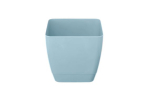 Indoor Pot Cover 16cm Square Coastal Blue